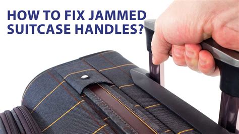 fix retractable handle on luggage.